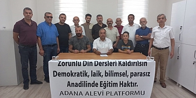 Adana’da 7 Alevi kurumundan ortak açıklama