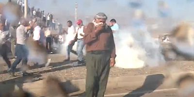 Cudi'ye yürümek isteyenler sivil toplum örgütlerine tazyikli su ve gaz bomlarıyla müdahale 