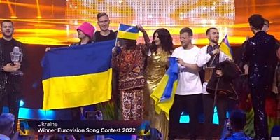 Dün akşam düzenlenen Eurovision 2022’nin birincisi Ukrayna oldu