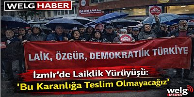 İzmir’de Laiklik Yürüyüşü: “Bu Karanlığa Teslim Olmayacağız”
