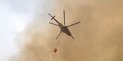  İzmir'de yangın helikopteri düştü: 3 personelin arama çalışmaları sürüyor