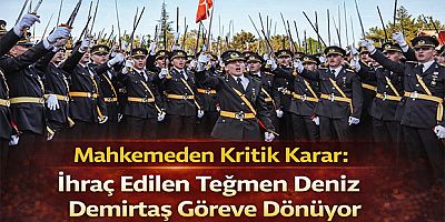 Mahkemeden Kritik Karar: İhraç Edilen Teğmen Deniz Demirtaş Göreve Dönüyor