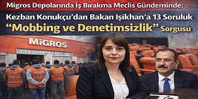 Migros Depolarında İş Bırakma Meclis Gündeminde: Kezban Konukçu’dan Bakan Işıkhan’a 13 Soruluk “Mobbing ve Denetimsizlik” Sorgusu