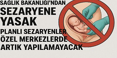 Sağlık Bakanlığı’ndan Sezaryene Yasak – Planlı Sezaryenler Özel Merkezlerde Artık Yapılamayacak
