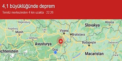 Son Dakika | Avusturya Ternitz’de deprem!