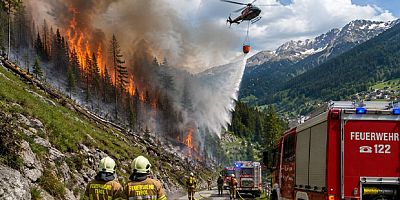 Tirol’de  Peş Peşe Orman Yangınları