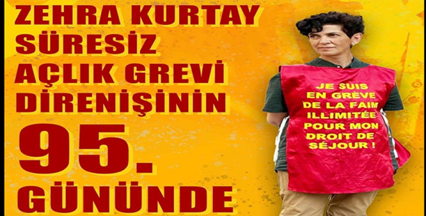 Zehra Kurtay Süresiz Açlık Grevi Direnişinin 95. Gününde